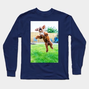 Crazy Cockapoo Puppy Long Sleeve T-Shirt